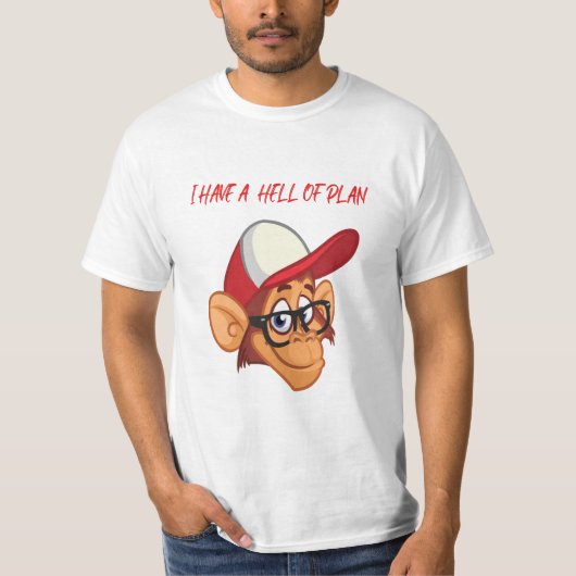 ひどい猿 Tシャツ (正面)