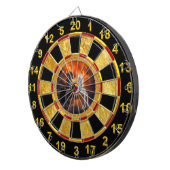 ひどい稲妻で戦う馬 ダーツボード (正面右)