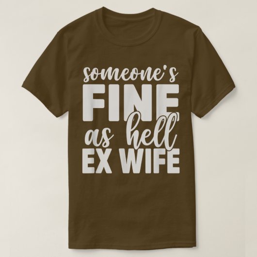ひどい素晴らし妻のアパレルおもしろい Tシャツ (デザイン正面)