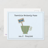 ひどい苦しいパンチ ポストカード (正面/裏面)