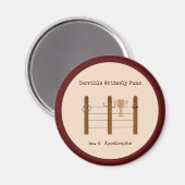 ひどい苦しいパンチ マグネット (正面/裏面)