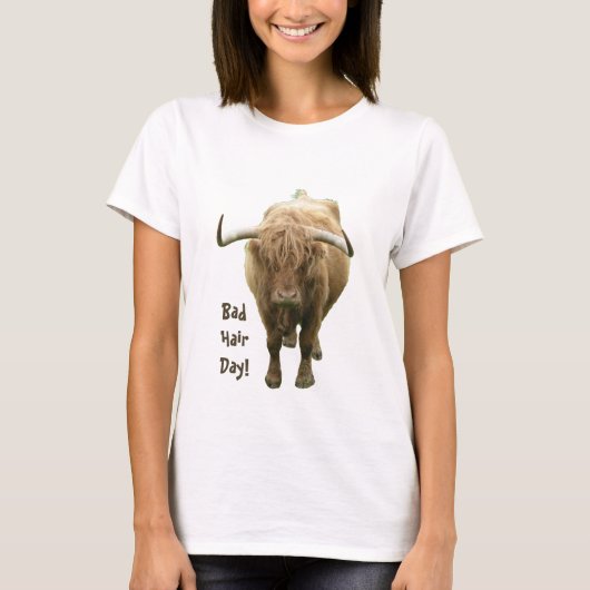 ひどい髪の日だ！ Tシャツ (正面)