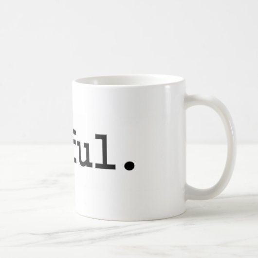 ひどい コーヒーマグカップ (右)