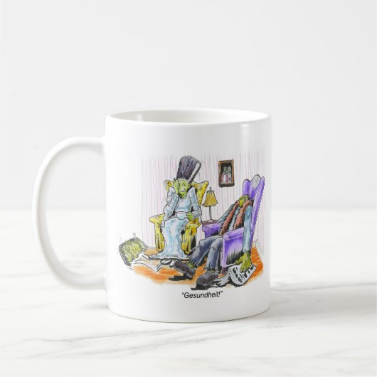 ひどくクシャミ コーヒーマグカップ (左)