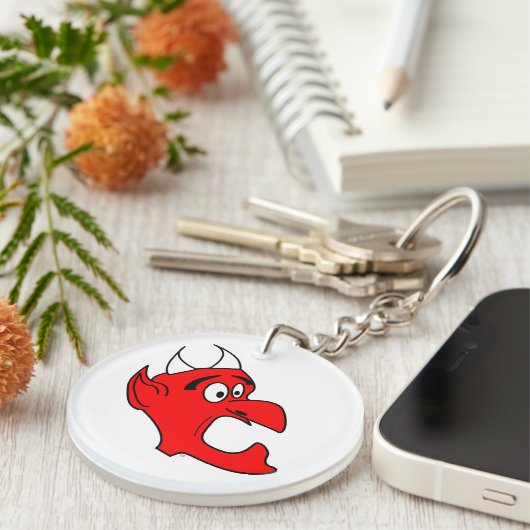 ひどく怒った悪魔 キーホルダー (正面右)
