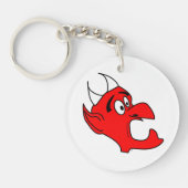 ひどく怒った悪魔 キーホルダー (正面)