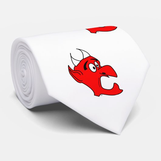 ひどく怒った悪魔 ネクタイ (ロール)