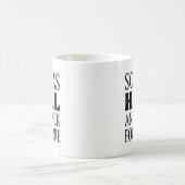 ひどく痛んで、ますます痛む コーヒーマグカップ (中央)