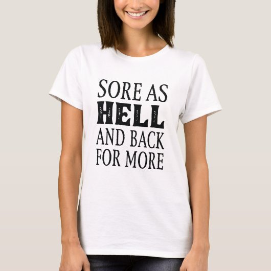 ひどく痛んで、ますます痛む Tシャツ (正面)