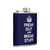 ひどく神経質にし、物を壊して下さい フラスク (右)