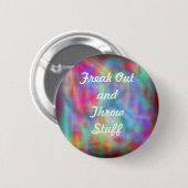 ひどく神経質にし、物ボタンを投げて下さい 缶バッジ (正面&裏面)