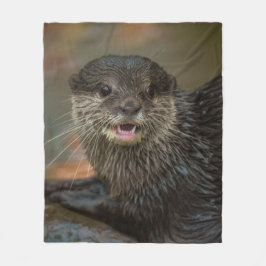 ひどく驚く フリースブランケット