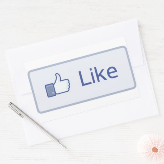 ひどく 長方形シール (封筒)