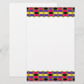 ひな形のスポットが多い 便箋 (正面/裏面)