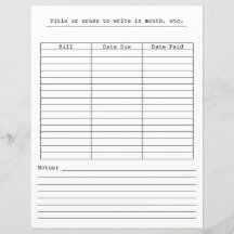 ひな形の毎月の請求支払いグラフ