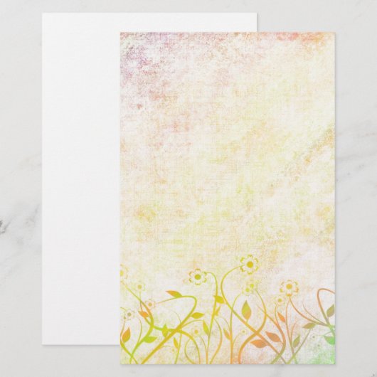 ひな形テンプレート 便箋 (正面/裏面)