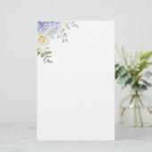 ひな形紙-バラ 便箋 (スタンド正面)