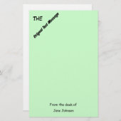 ひな形 – オリジナル文字メッセージ 便箋 (正面/裏面)