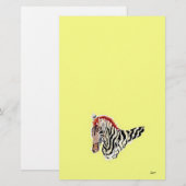 ひな形/ゼブラ 便箋 (正面/裏面)