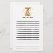 ひな形 便箋 (正面/裏面)