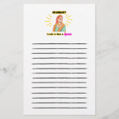 ひな形 便箋 (正面)