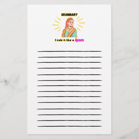 ひな形 便箋 (正面)