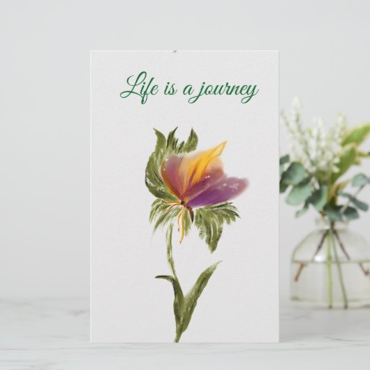 ひな形 便箋 (スタンド正面)