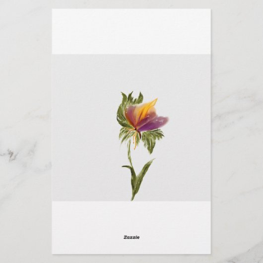 ひな形 便箋 (裏面)