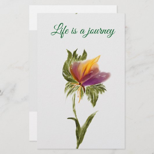 ひな形 便箋 (正面/裏面)