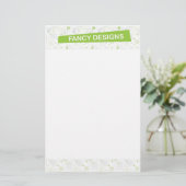 ひな形 便箋 (スタンド正面)