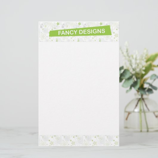 ひな形 便箋 (スタンド正面)