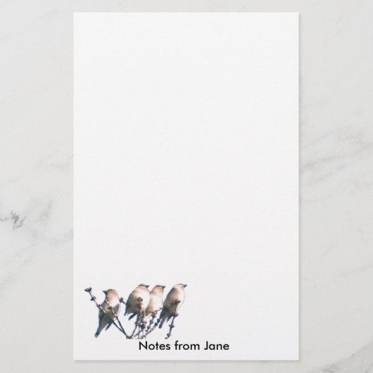 ひな形 – WaxWing – メモ元… 便箋 (正面)