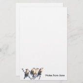 ひな形 – WaxWing – メモ元… 便箋 (正面/裏面)