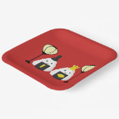 ひな祭りおにぎり ペーパープレート (傾斜あり)