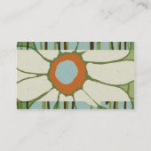 ひな菊の花輪の名刺 名刺 (裏面)