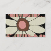 ひな菊の花輪の名刺 名刺 (裏面)