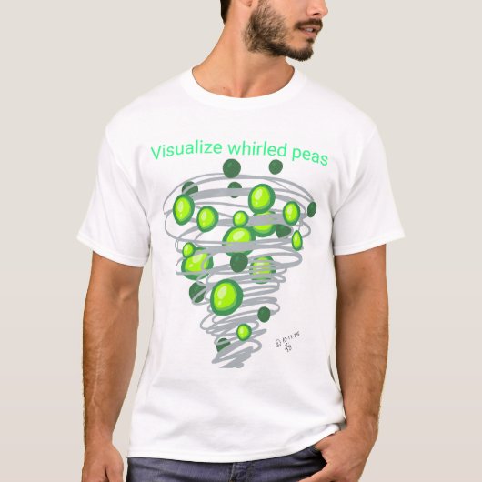 ひねくれたエンドウ豆Tシャツ Tシャツ (正面)