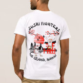 ひねったヒロすし喧嘩 Tシャツ (裏面)