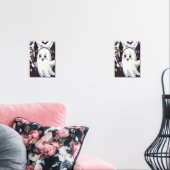 ひねりのかわいい幽霊のポスよくはしゃぐター (リビング)