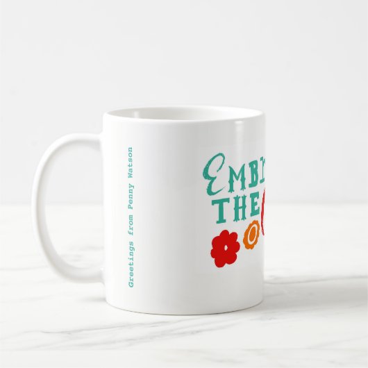 ひねりのマグを包含して下さい コーヒーマグカップ (左)