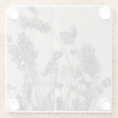 ひねりのラベンダー ガラスコースター (裏面)