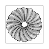 ひねりフランスのグレーズドナツドーナツブレックファースト ラバースタンプ (インプリント)