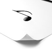 ひねり音符ポスター ポスター (角)