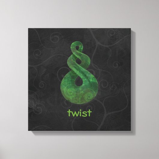 ひねり キャンバスプリント (正面)