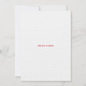 ひばちテーマの誕生日パーティー プライベートシェフ 日本食 サンキューカード (裏面)