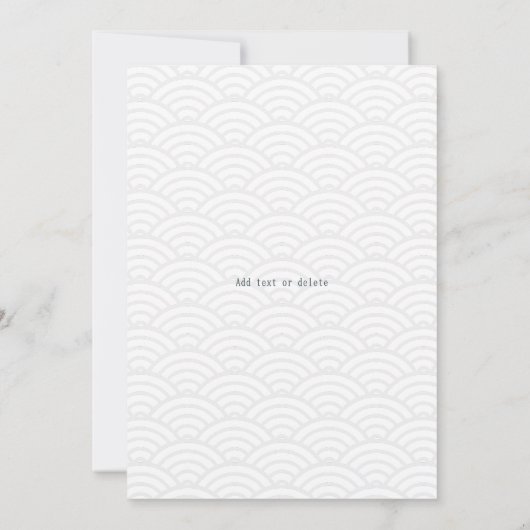 ひばち和風ランタンシェフ誕生日パーティー サンキューカード (裏面)