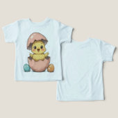 ひびおもしろい割れた卵のイースターシック (デザイン正面&裏面)