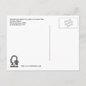 ひびの入ったタイルの宮殿の私の浴室スイート ポストカード (裏面)