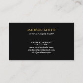 ひびの入ったターコイズグレーブルー大理石テクスチャ   名刺 (裏面)