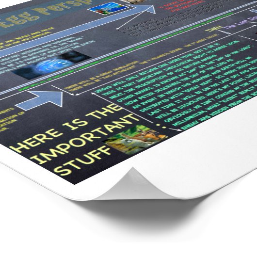 ひびの入った卵形 ポスター (角)